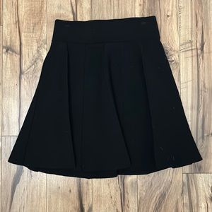 Pleated Black Skirt